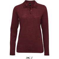 SOLS Langarm-Poloshirt Damen Long-Sleeve Piqué Polo Shirt Perfect von SOLS