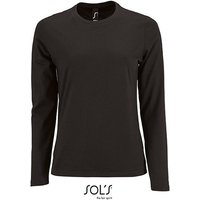 SOLS Langarmshirt 1er/2er Pack Damen Langarm-Shirt für Frauen Gr. S bis XXL (1-tlg) 100% Baumwolle - 190 g/m² von SOLS