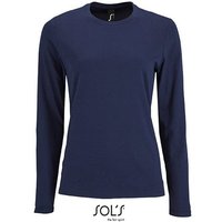 SOLS Langarmshirt 1er/2er Pack Damen Langarm-Shirt für Frauen Gr. S bis XXL (2-tlg) 100% Baumwolle - 190 g/m² von SOLS