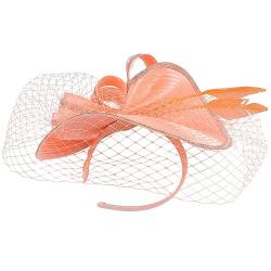 SOLUSTRE Cocktailparty-Hut Fascinator-Hut für Damen Kleid-Hüte-Reifen für Frauen Haarbänder ballkleid mädchen stirnbänder Tee Hut Tee-Party-Kopfschmuck Europäisch und amerikanisch Kleidung von SOLUSTRE