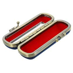 SOLUSTRE Lippenstiftbox für Damen schmink aufbewahrungsboxen kosmetikaufbewahrungsboxen Lippenstiftbehälter Lippenstift etui Vintage-Geldbörse Geldbörse Lippenstift Fall von SOLUSTRE