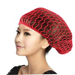 SOLUSTRE Vintage Haarschal Frauen Haarnetz Snoods Abdeckung Großes Maschenbrötchen Für Haare Frauen Haarnetz Snoods Bedecken Ornament Mädchen Haarnetzabdeckung Fräulein Netztasche Beruf von SOLUSTRE