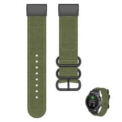 SOMKB Sportarmband aus Segeltuch für Garmin Fenix 6X Pro 5X 7X 3HR / 5X / 3HR, einfache Passform, Schnellverschluss-Armband Correa, For Approach S60 S62, Achat von SOMKB