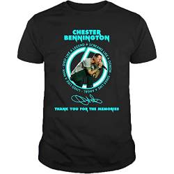 Chester Bennington Tee Single Tour Women Men T-Shirt Black M von SONGLONG