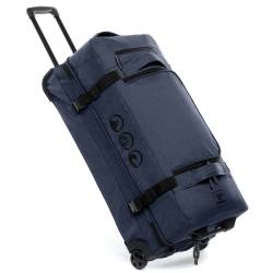 Reisetasche mit 2 Rollen KANE Duffel-Trolley Rollkoffer blau von SONS OF ALOHA