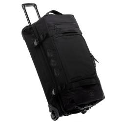 Reisetasche mit 2 Rollen KANE Duffel-Trolley Rollkoffer schwarz von SONS OF ALOHA