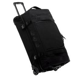 XXL Reisetasche mit 2 Rollen Kane Rollkoffer 80 cm Koffer Sporttasche Reise-Trolley recyceltes Meeresplastik 140L, schwarz von SONS OF ALOHA