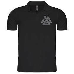 SONS OF ODIN Herren Poloshirt Polohemd Northside No Lives Matter (mit Rückendruck) von SONS OF ODIN