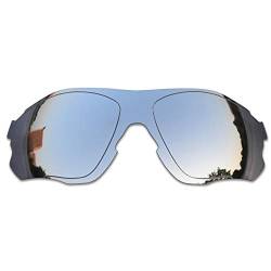 SOODASE Für Oakley EVZero Sonnenbrillen Silber Polarisierte Ersatzgläser von SOODASE