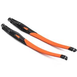 SOODASE Orange Gummi Ersatz durchsichtige Schwarze Rahmenbeine Für Oakley Crosslink Sweep/Switch Brillengestell von SOODASE