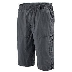 SOOUICKER Bermuda Shorts Herren 3/4 Kurze Hosen Herren Cargo Wandern Shorts Herren Outdoor Sommer Cargo Shorts mit Reißverschluss Herren Bermuda Shorts Herren Overknee Kurze Hosen Herren über Knie von SOOUICKER