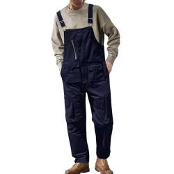 SOOUICKER Cargo Latzhose Baggy Herren Latzhose Herren Outdoor Latzhose Herren Vintage Retro Overall Latzhose Herren Arbeitshose Latzhose Herren Freizeit Latzhose Herren Modern von SOOUICKER