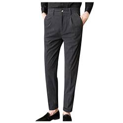 SOOUICKER Cordhose Herren Slim Fit Anzughose Herren Cord Chino Hose Herren Regular Fit Stoffhose Herren Business Chino Hose Herren Tapered Elegant Comfort Fit Freizeithose Herren Modern von SOOUICKER