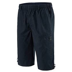 SOOUICKER Kurze Hosen Herren Cargo Wandern Bermuda Shorts Herren 3/4 Shorts Herren Outdoor Sommer Cargo Shorts mit Reißverschluss Herren Bermuda Shorts Herren Overknee Kurze Hosen Herren über Knie von SOOUICKER