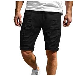 SOOUICKER Kurze Hosen Herren Jeans Jeans Shorts Herren Ripped Bermuda Shorts Herren Jeans Kurze Hosen Herren Modern Freizeit Shorts Herren Sommer Bermuda Shorts Herren Elegant von SOOUICKER