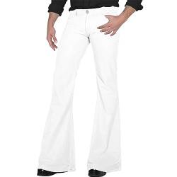 SOOUICKER Winter Jogginghose Schlaghose Herren Lang 70er Hosen Herren Vintage Chino Hose Herren Elegant Karneval Hosen Herren Schlaghose Herren Hippie Hosen Herren überlänge von SOOUICKER