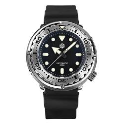 San Martin SN003G Tuna Diver Herrenuhren NH36 Automatik Mechanisches Saphirglas 30 Bar Edelstahl Taucherarmbanduhren (with Logo) von SOTAG