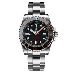Steeldive SD1954C Herren-Armbanduhr, klassische Armbanduhr, Edelstahl, automatisch, mechanische Taucher-Armbanduhr, Zifferblatt 3 von SOTAG