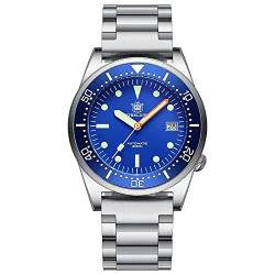 Steeldive SD1979 Herren-Armbanduhr, Edelstahl, blaues Zifferblatt, 200 m, wasserdicht, NH35, automatische mechanische Taucheruhr, blau von SOTAG