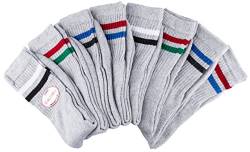 SOUNON 16 Paar Tennissocken, Grau - Original, Groesse: 39-42 von SOUNON