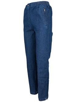 SOUNON Damen Schlupfjeans Jeanshose Denim Hose Stretchjeans - Blau, Groesse: 21 von SOUNON