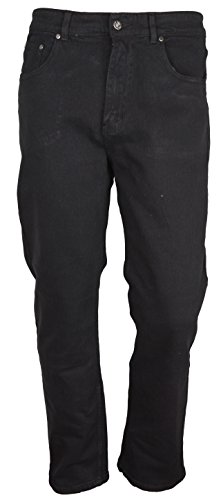 SOUNON Euro Herren Jeans, Schwarz - Stretch, Groesse: W30 L30 von SOUNON