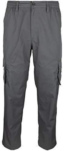 SOUNON Herren Cargohose, Cargo Pants, Chino Hose - Anthrazit (622), Groesse: 3XL von SOUNON