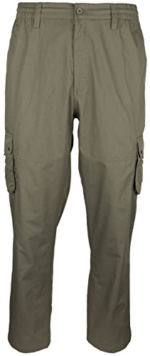 SOUNON Herren Cargohose, Cargo Pants, Chino Hose - Sandbraun (46), Groesse: 2XL von SOUNON