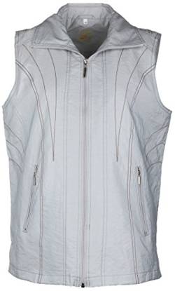 SOUNON Modische Damen Micro Satin Westen Grau, Groesse: XL von SOUNON