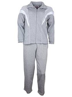 SOUNON Paris Damen Baumwolle Jogginganzug - Grau, Groesse: XL von SOUNON