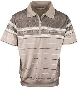 SOUNON Polohemd Poloshirt für Herren Beige (M3), Groesse: 3XL von SOUNON