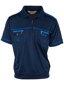 SOUNON Polohemd Poloshirt für Herren Dunkelblau, Groesse: 4XL von SOUNON