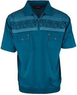 SOUNON Polohemd Poloshirt für Herren Stahlblau (M9), Groesse: M von SOUNON