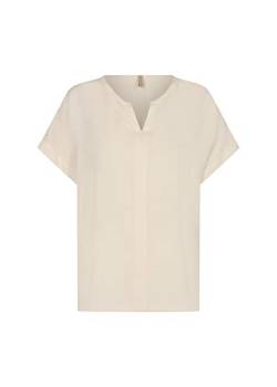 SOYA Concept Damen Sc-radia 9 Soft Simple T-Shirt Bluse, cremefarben, Large von SOYACONCEPT