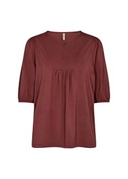 SOYACONCEPT Damen SC-MARICA 206 Bluse, 4870 Wine, Small von SOYACONCEPT