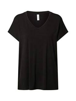 SOYACONCEPT Damen Sc-marica 32 Classic V-neck T-shirt T Shirt, Schwarz, XL EU von SOYACONCEPT