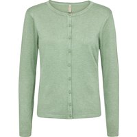 SOYACONCEPT Strickjacke "Dollie 446", Knopfleiste, für Damen, grün, M von SOYACONCEPT