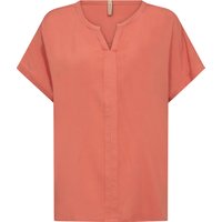 SOYACONCEPT T-Shirt "SC-Radia 9", Split-Neck, für Damen, orange, L von SOYACONCEPT