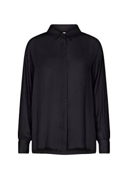 Soya Concept Damen SC-Pamela 48 Classic Longsleeve Shirt Top, Schwarz, M von SOYACONCEPT