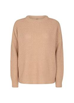 Soya Concept Damen Sc-remone 16 Rundhals-Strickpullover Sweater, Sand, L von SOYACONCEPT