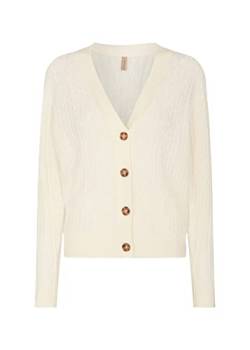 Soyaconcept Damen SC-BLISSA 25 Strickjacke Cardigan Sweater, 1100 Offwhite, M von SOYACONCEPT