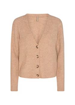 Soyaconcept Damen SC-Nessie 38 Strickjacke Cardigan Sweater, 98205 Sand Melange, M von SOYACONCEPT