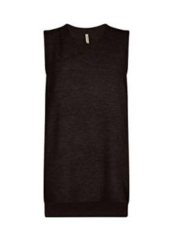 Soyaconcept Women's SC-Nessie Waistcoat, 98910 Coffee Bean Melange, X-Large von SOYACONCEPT