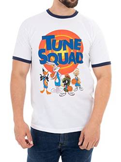 SPACE JAM Herren T-Shirt Weiß Medium von SPACE JAM