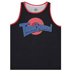 space jam Klassisches Tanktop für Herren – Tune Squad Monstars & Bugs Bunny Jersey 90er Jahre klassisches Tanktop, Black Bugs, X-Groß von SPACE JAM