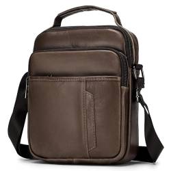 SPAHER Handtasche Herren Tasche Leder Umhaengen Handgelenktasche Herren Umhängetaschen Maenner leder Schultertasche Herren Klein Herrentasche Zum Umhängen von SPAHER