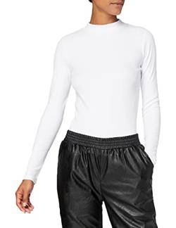 SPARKZ COPENHAGEN Damen Ally Turtleneck Rollkragenpullover, Weiß (White 001), 38 (Herstellergröße: Large) von SPARKZ COPENHAGEN