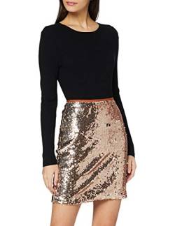 SPARKZ COPENHAGEN Damen Bente Skirt Rock, Rose Gold, 34 von SPARKZ COPENHAGEN