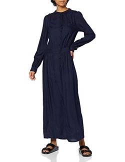SPARKZ COPENHAGEN Damen Tara Long Dress Kleid, Blau (Navy 780), 40 (Herstellergröße: X-Large) von SPARKZ COPENHAGEN