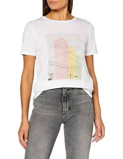 SPARKZ COPENHAGEN Damen Tinja Print Tee 1 T-Shirt, gebrochenes weiß, M von SPARKZ COPENHAGEN